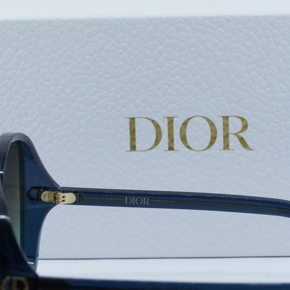 FINAL PRICE NEW DIOR DDOLL R1U 30C6 BLUE SUNGLASSES - Picture 6 of 11